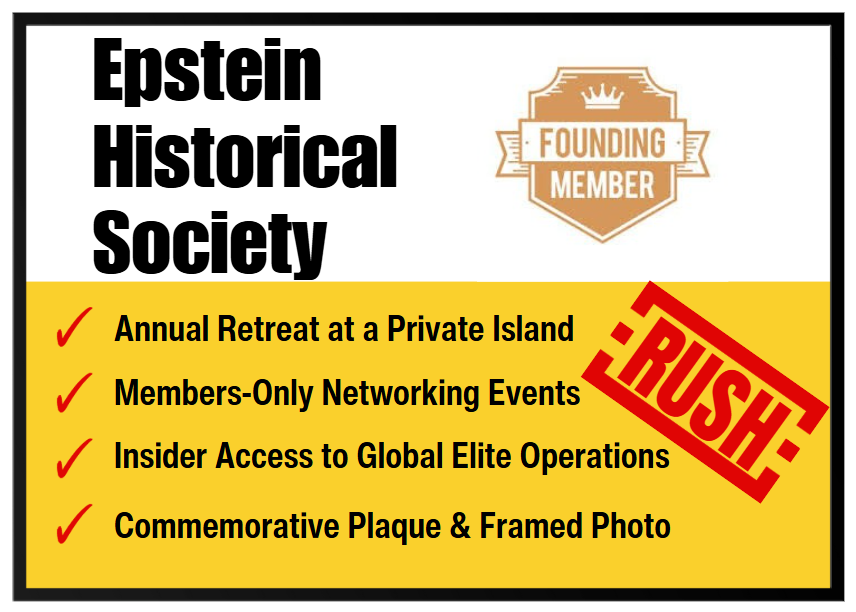 Epstein Historical Society Prank