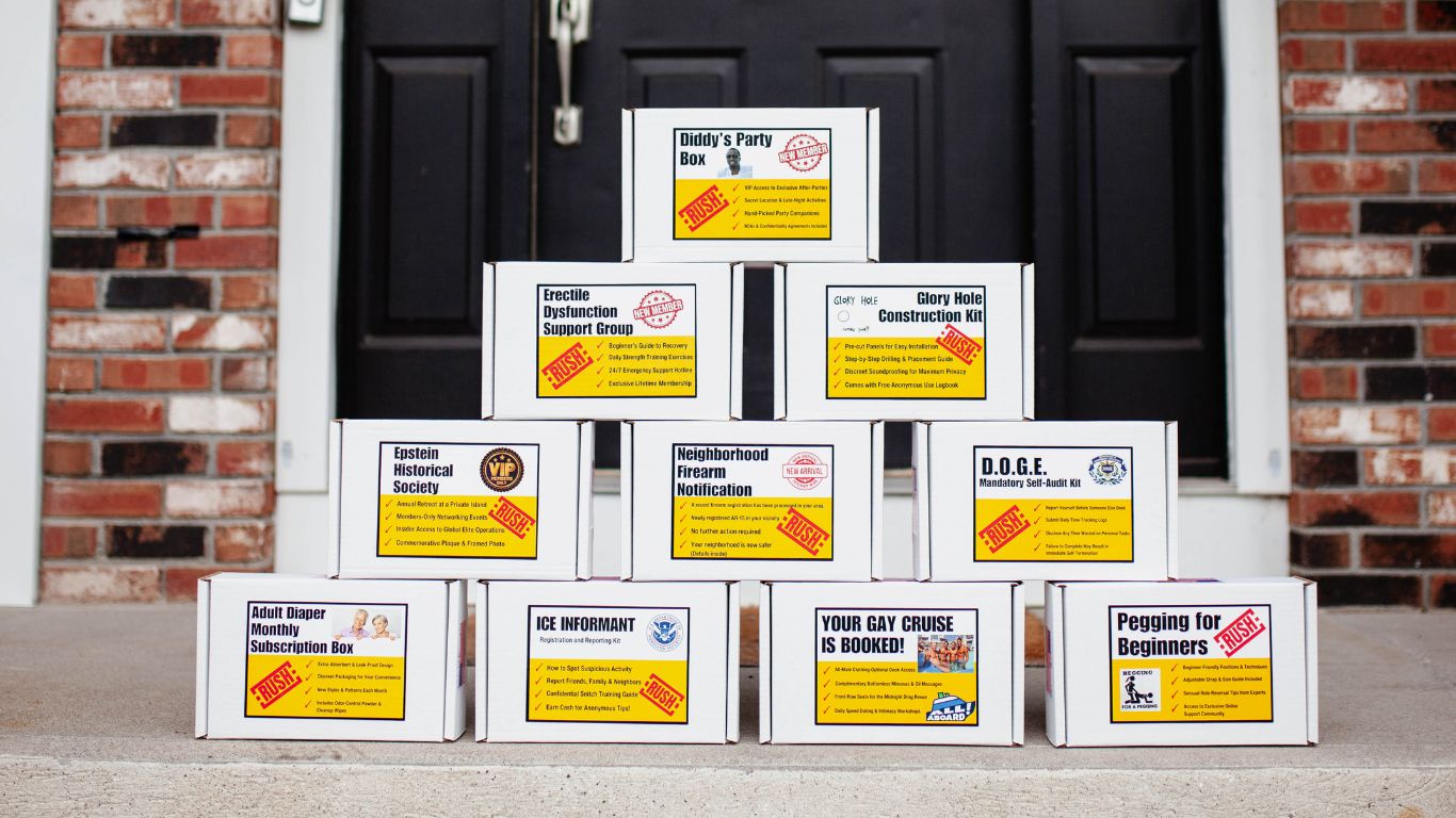 Prank Your Friends & Family - Practical Joke Delivery Boxes