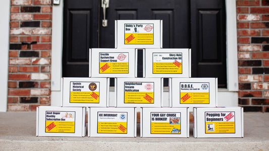 Prank Your Friends & Family - Practical Joke Delivery Boxes